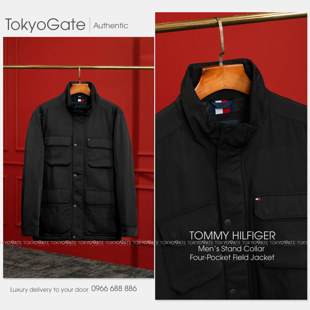 Áo khoác Tommy Hilfiger 155AP170 Black Puffer Jacket