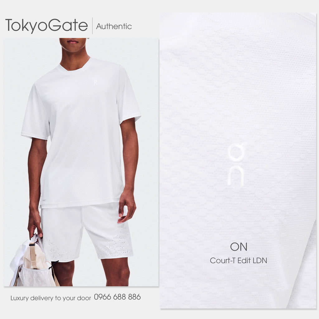 Áo phông ON Tennis Court-T Edit LDN 1MG30760069 White Regular Fit