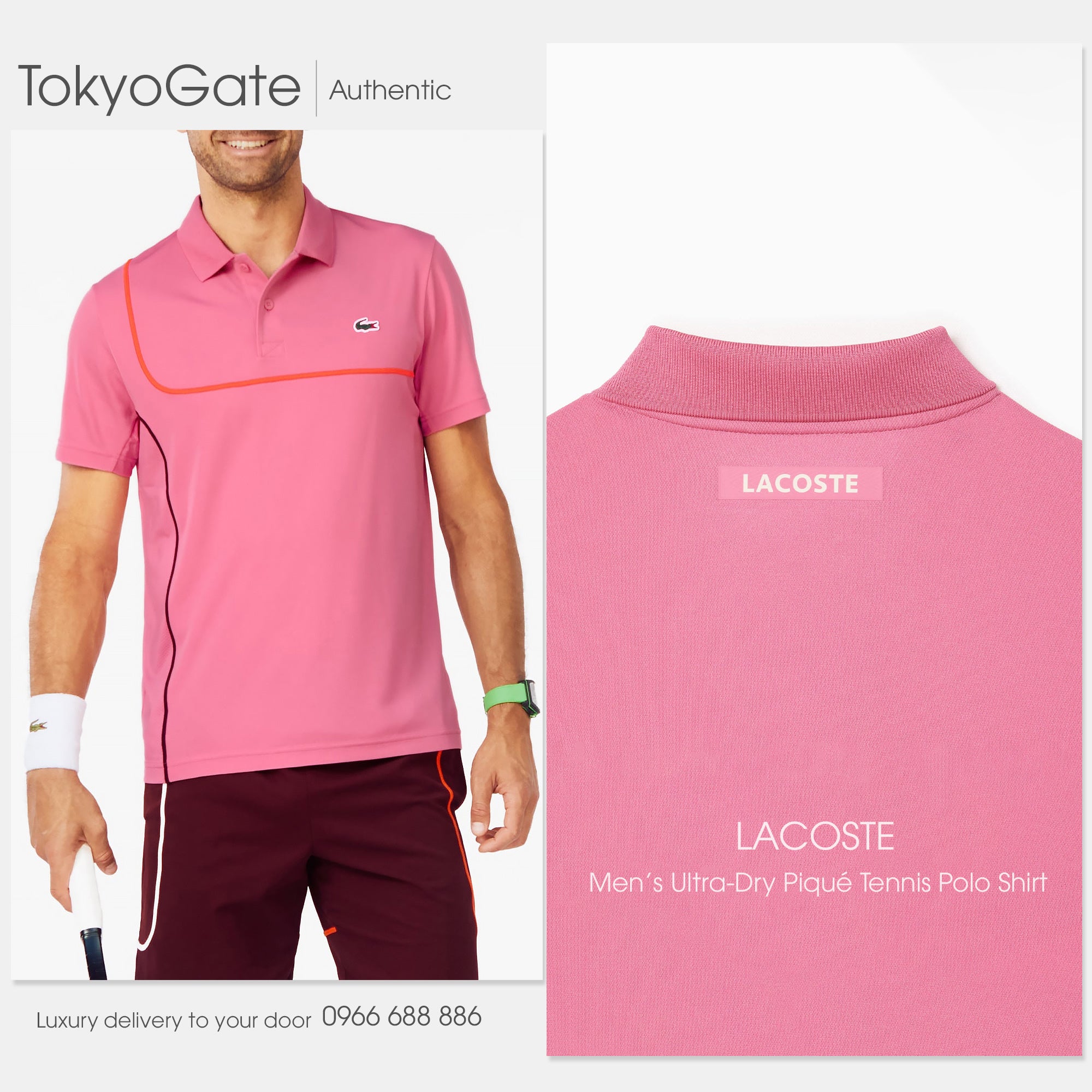 Áo polo Lacoste DH7362 UI4 Regular Fit
