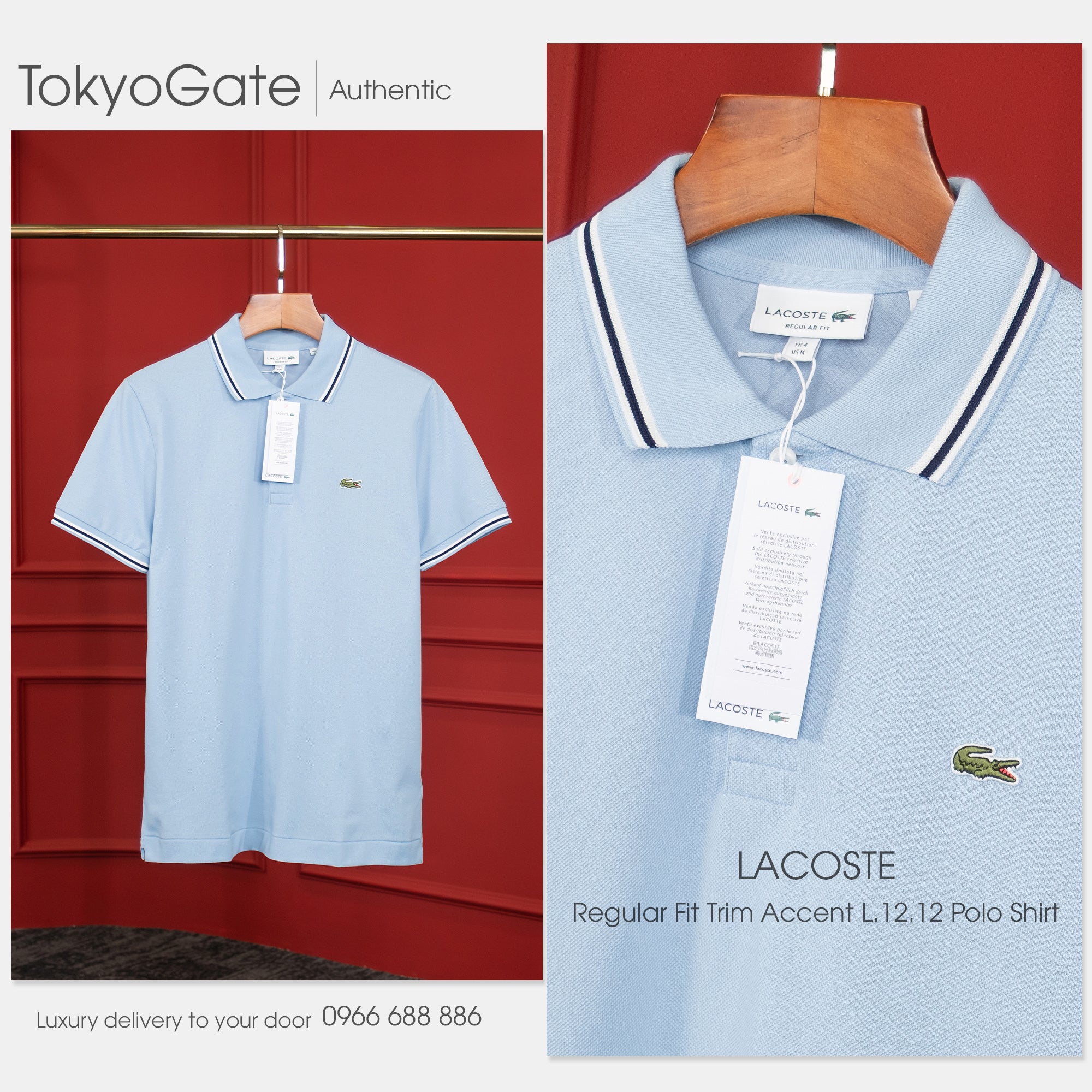 Áo polo Lacoste PH2743 HBA Regular Fit