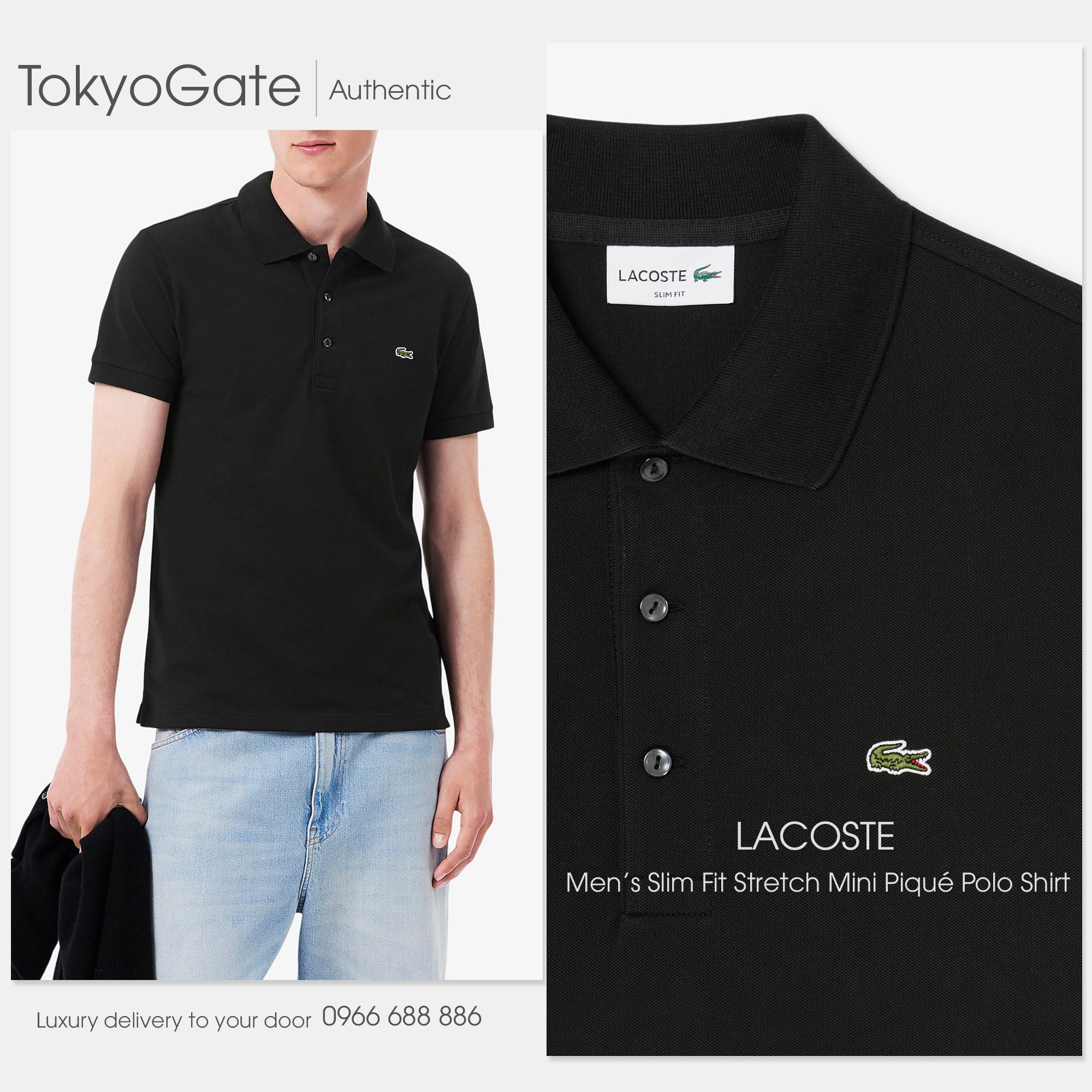 Áo polo Lacoste PH6348 031 Slim Fit
