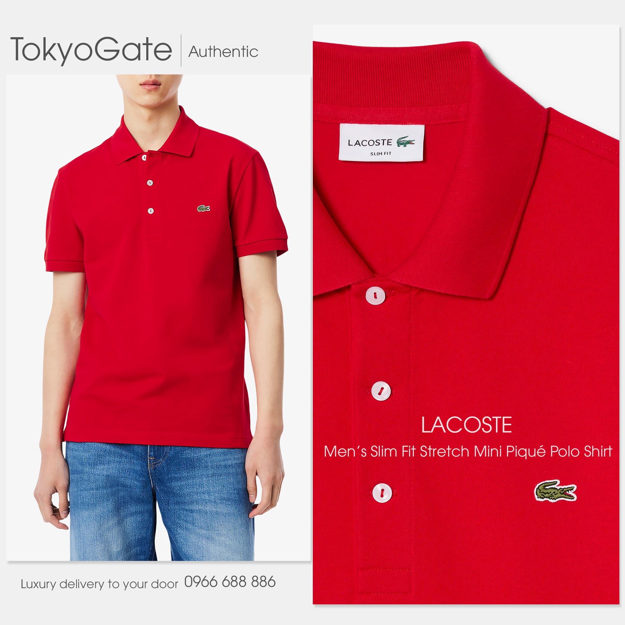 Áo polo Lacoste PH6348 240 Slim Fit