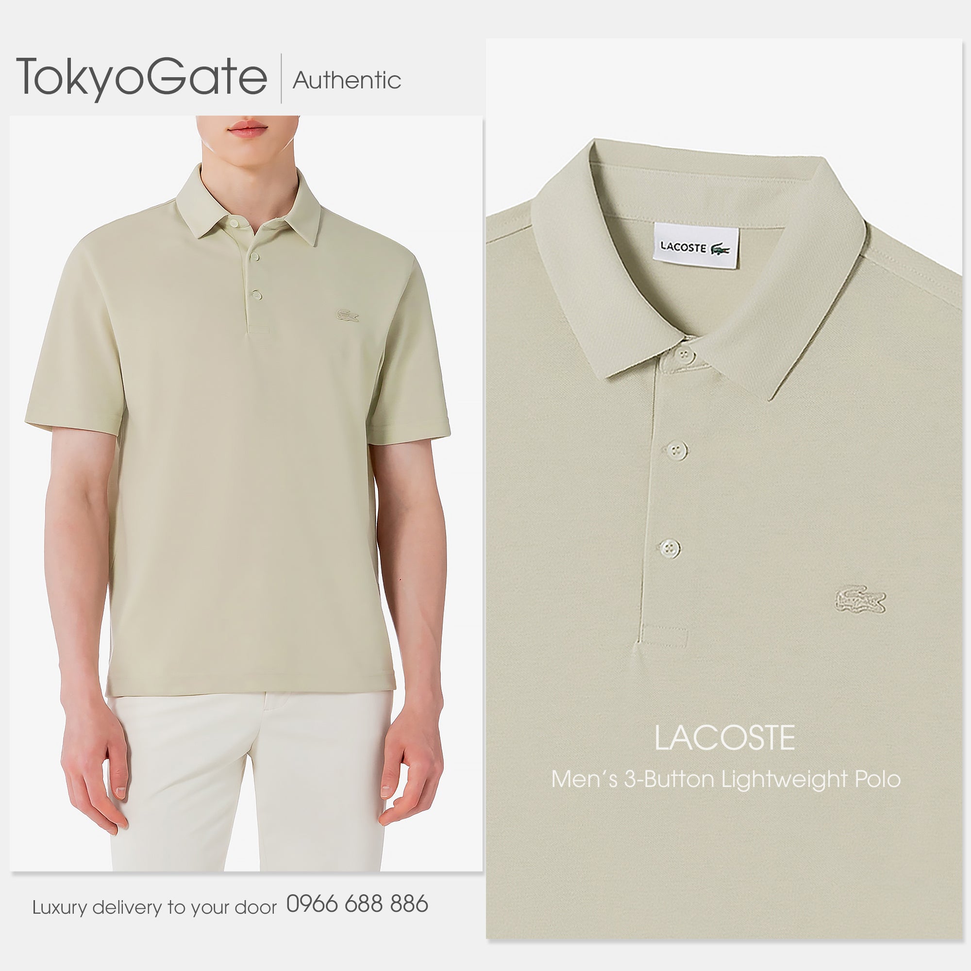 Áo polo Lacoste PH662E 02S High Twist Cotton Regular Fit