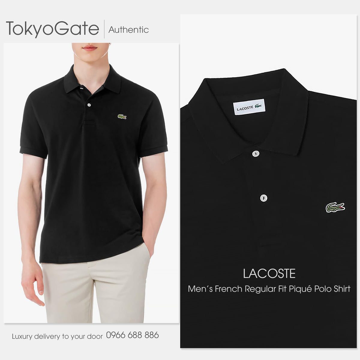 Áo polo Lacoste PH731E 031 Regular Fit