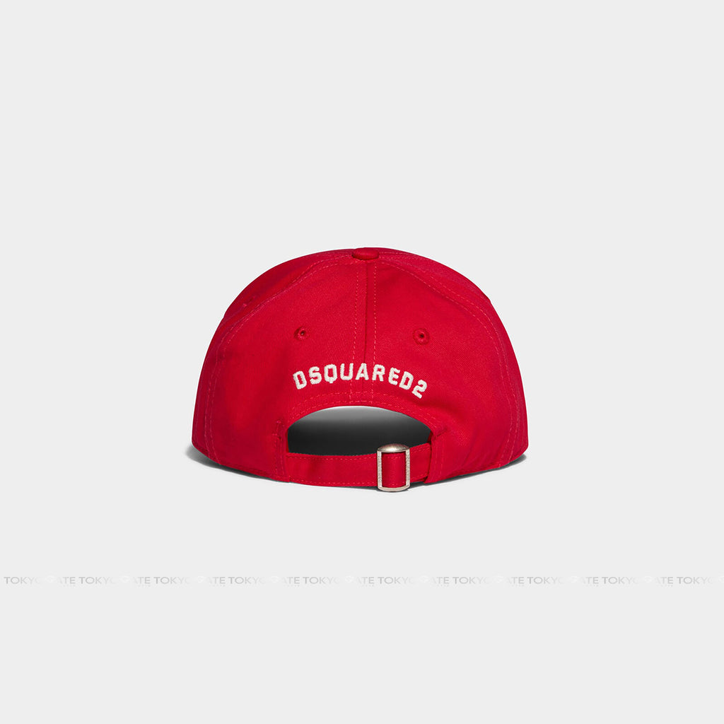 Mũ lưỡi trai Dsquared2 BCM0523 "Don't Be Fighetta" Baseball Cap Red - FreeSize