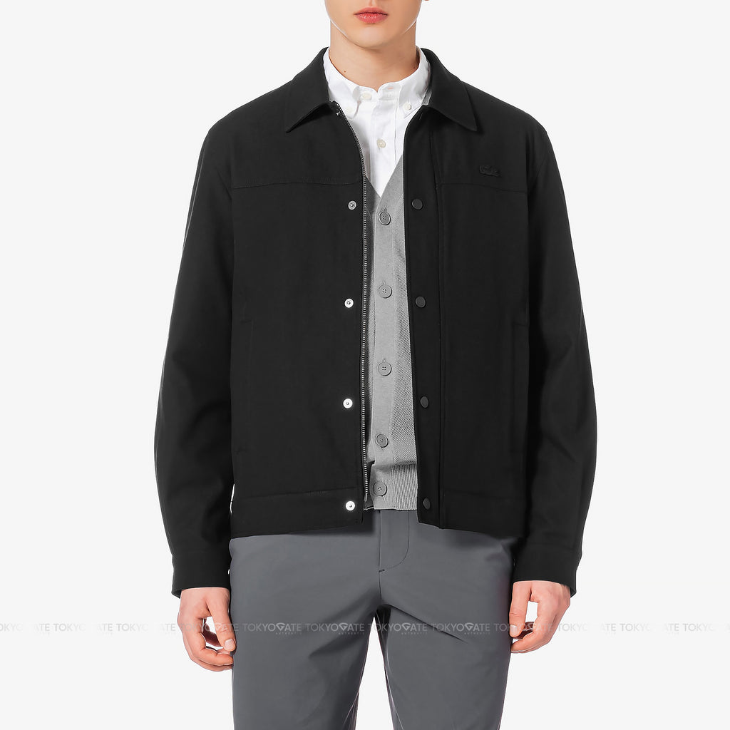 Áo khoác Lacoste BH435E 56G 031 Stretch Nylon Trucker Jacket Grey Regular Fit