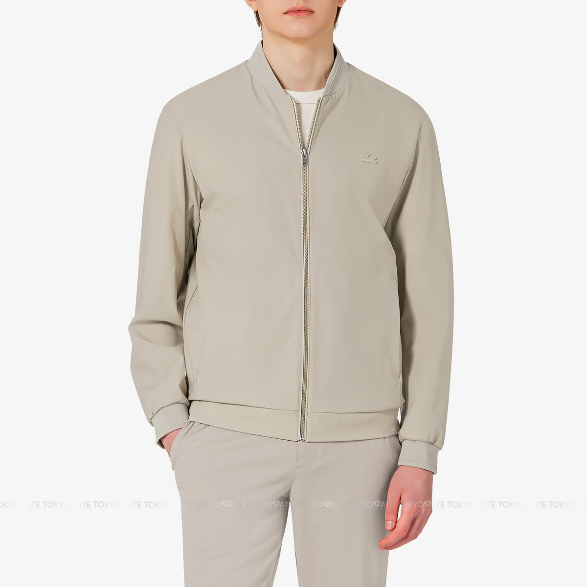 Áo khoác Lacoste BH448E 56G 02S Light Beige Regular Fit