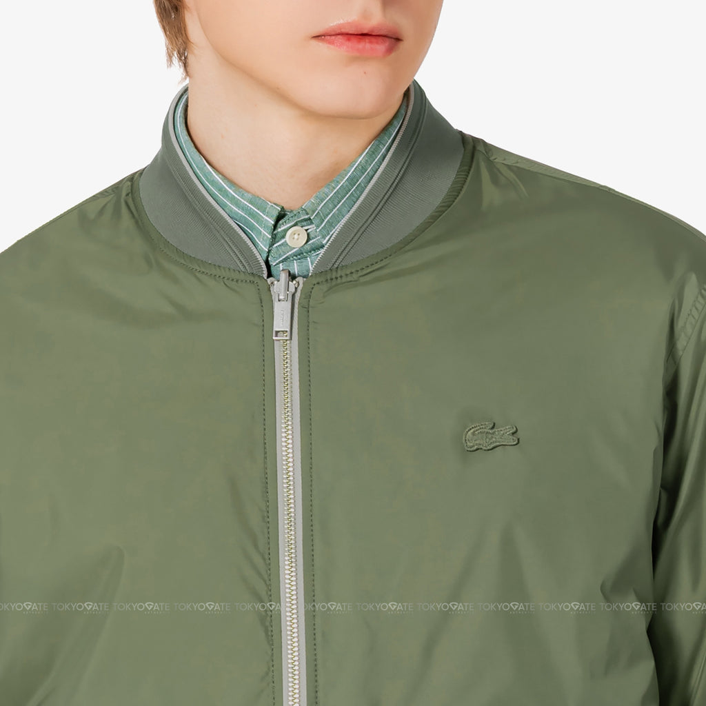 Áo khoác Lacoste BH850E 02S Reversible Jacket Grey/Olive