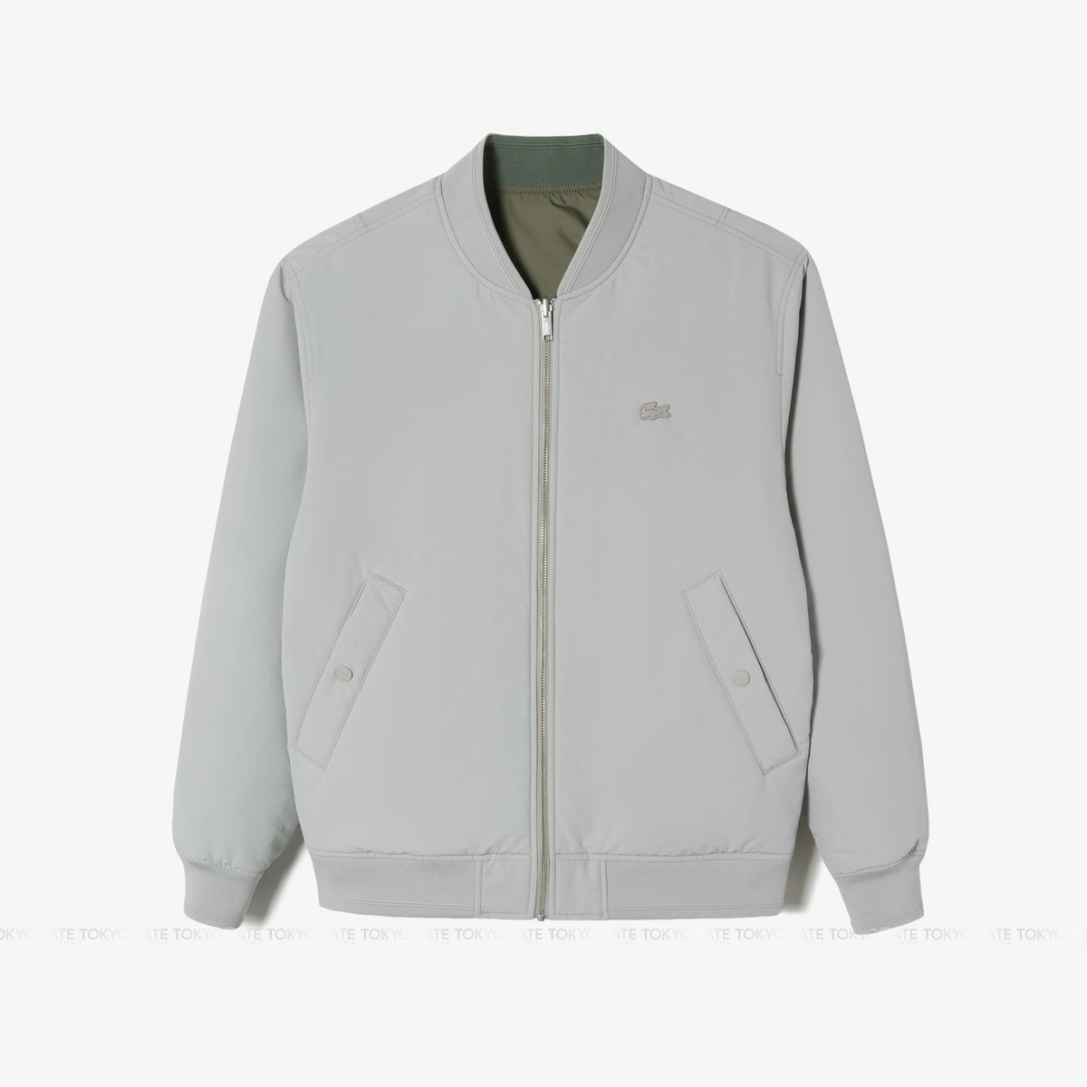Áo khoác Lacoste BH850E 02S Reversible Jacket Grey/Olive