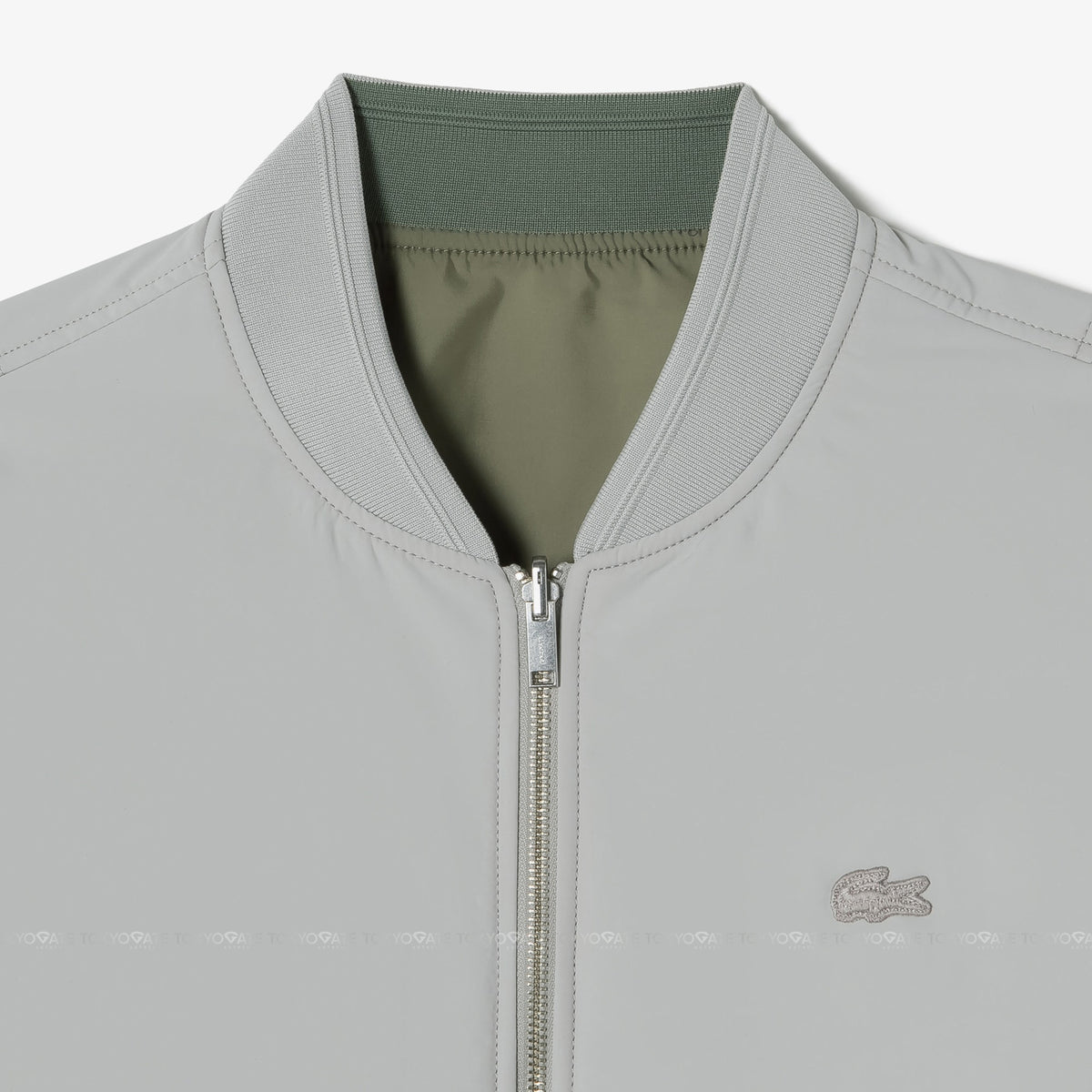Áo khoác Lacoste BH850E 02S Reversible Jacket Grey/Olive