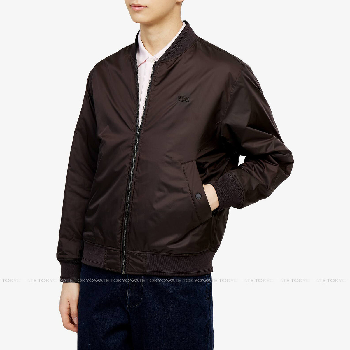 Áo khoác Lacoste BH850E 031 Reversible Jacket Black/Bordeaux