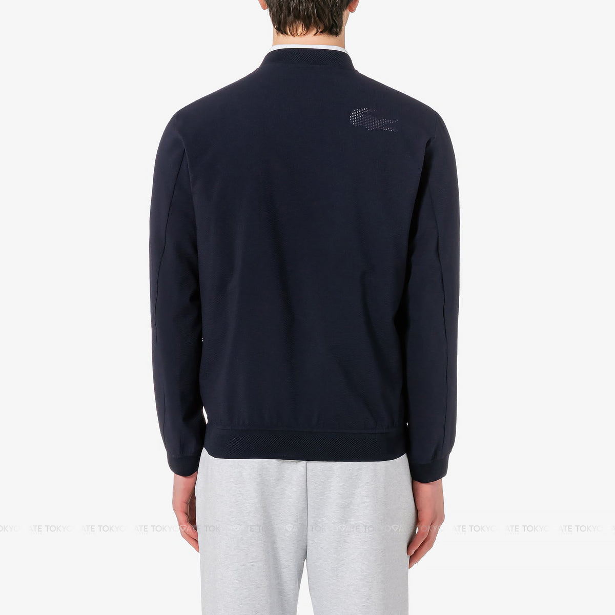 Áo khoác Lacoste BH955E 56G HDE Zip-Up Golf Windbreaker Jacket Navy Regular Fit