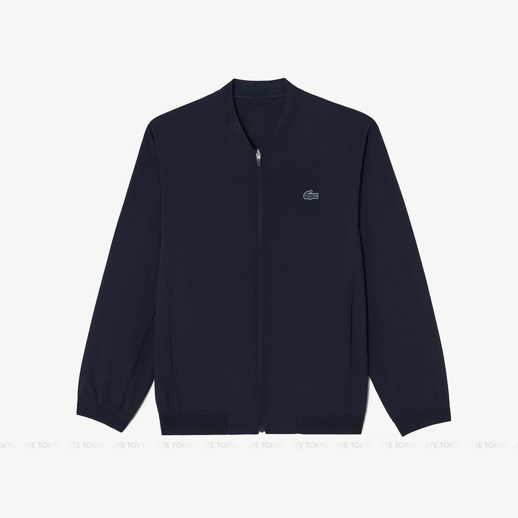 Áo khoác Lacoste BH955E 56G HDE Zip-Up Golf Windbreaker Jacket Navy Regular Fit