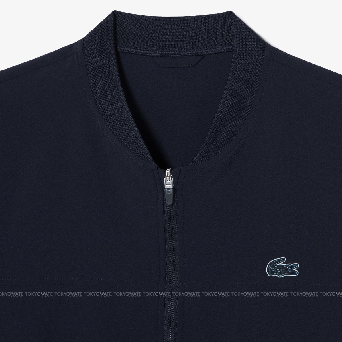 Áo khoác Lacoste BH955E 56G HDE Zip-Up Golf Windbreaker Jacket Navy Regular Fit