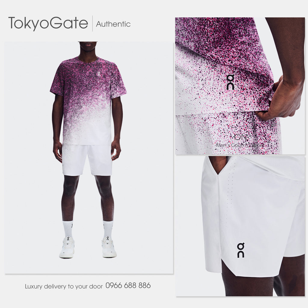 Bộ thể thao On Court-T Fade & 7" Court Shorts Fade Nebula White Regular Fit