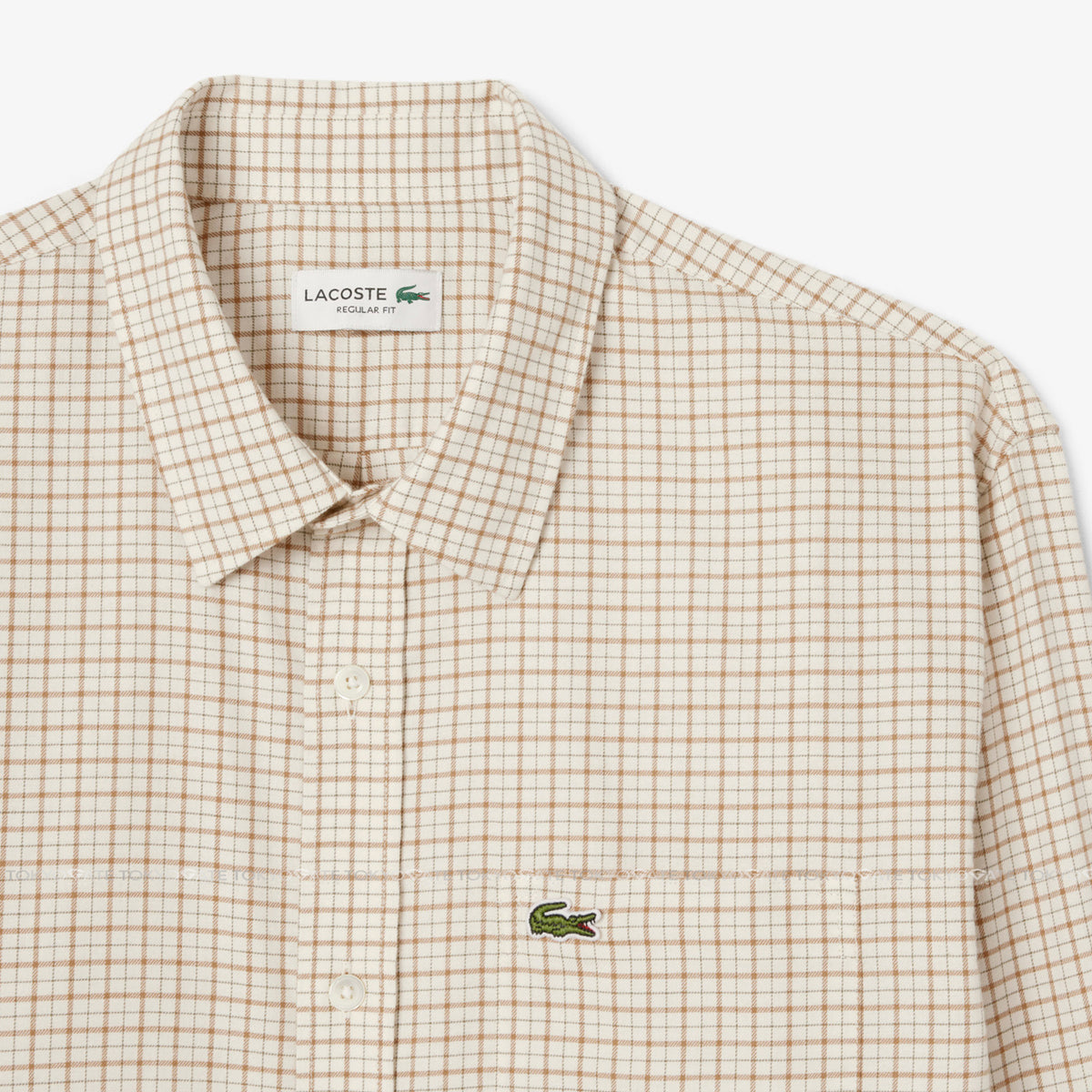 Áo sơ mi Lacoste CH8535 95I Gingham Check Regular Fit