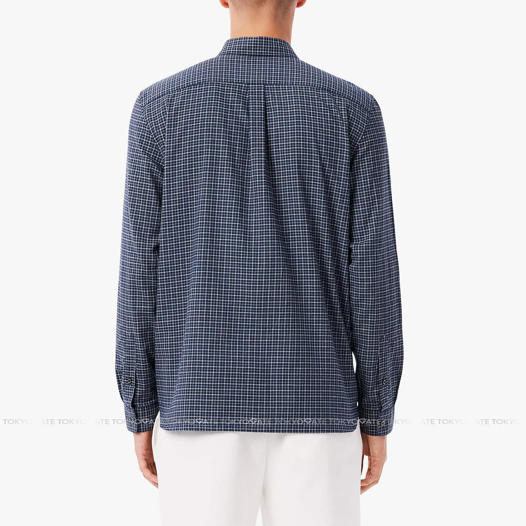 Áo sơ mi Lacoste CH8535 HHW Gingham Check Regular Fit