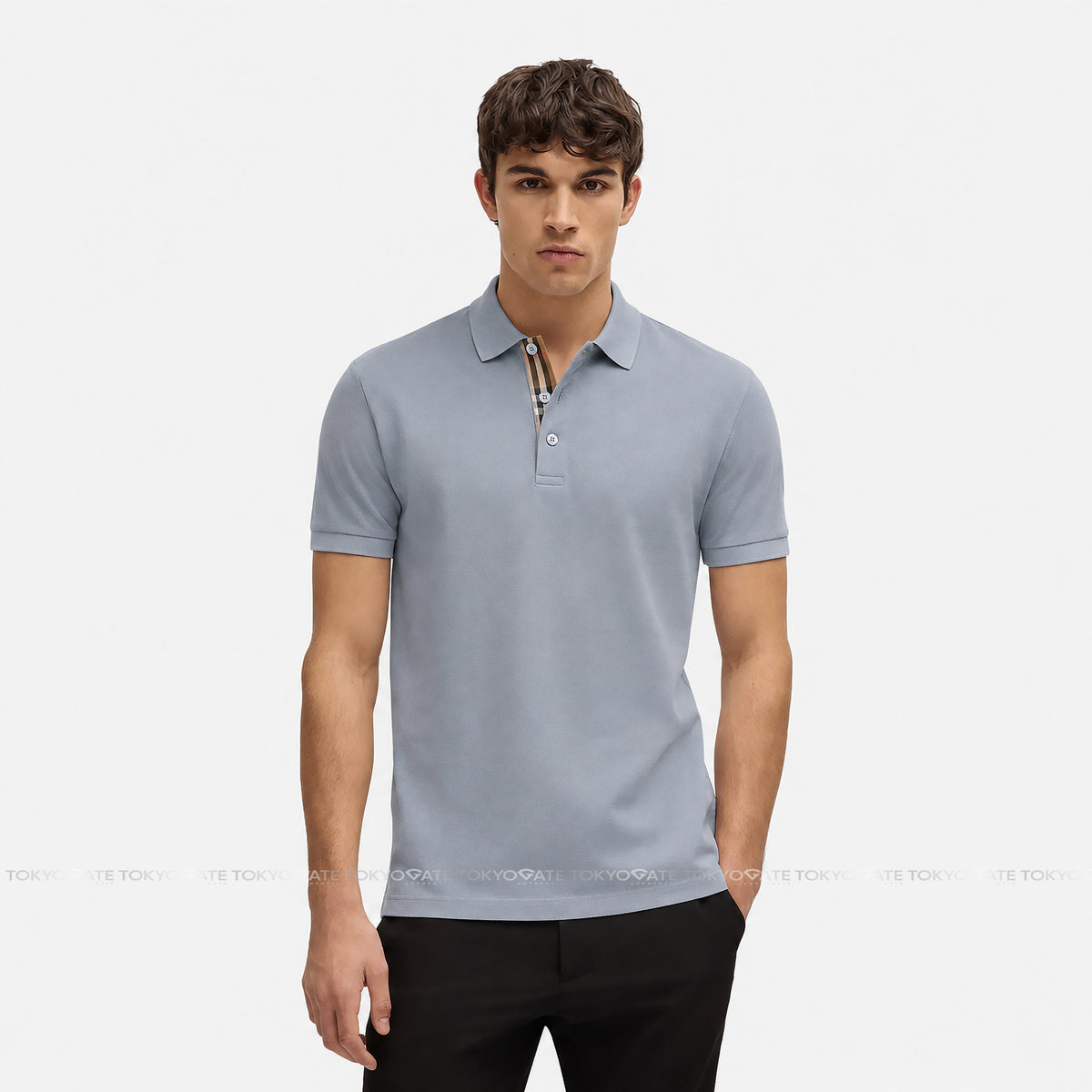 Áo polo Burberry 8112395 Hartford Gale Slim Fit