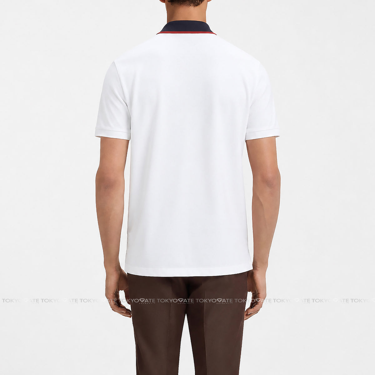 Áo polo Gucci 854826 XJHOS 9051 Cotton Piquet White Regular Fit
