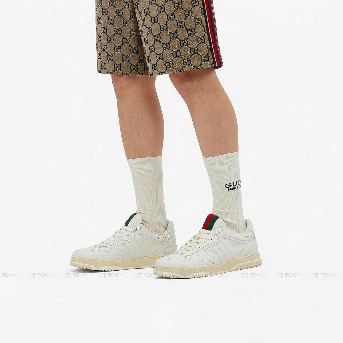 Giày Gucci 786186 AADJ9 9097 Re-Web Trainer White