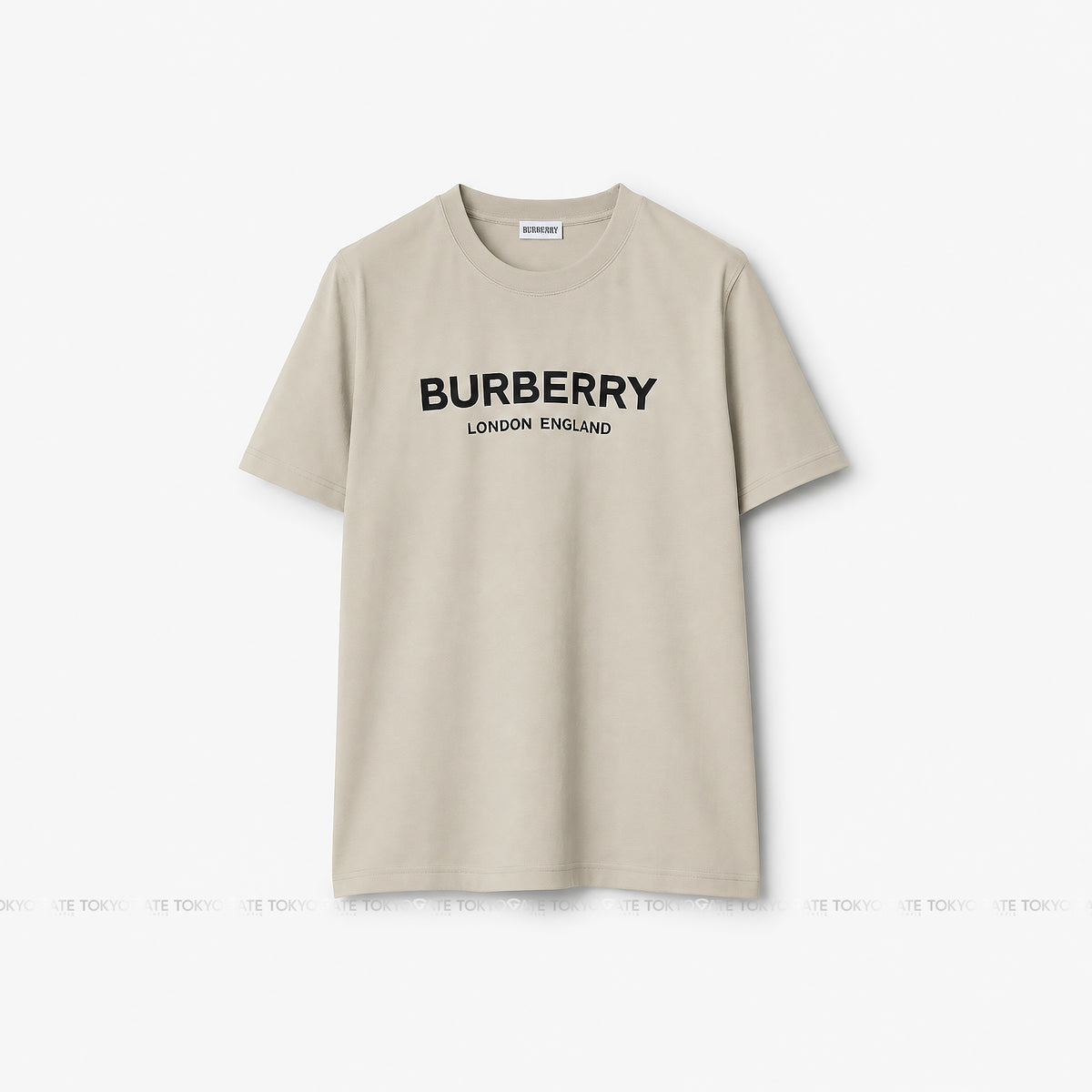 Áo phông Burberry 8104229 Ellison Logo Print T-Shirt Lichen Regular Fit