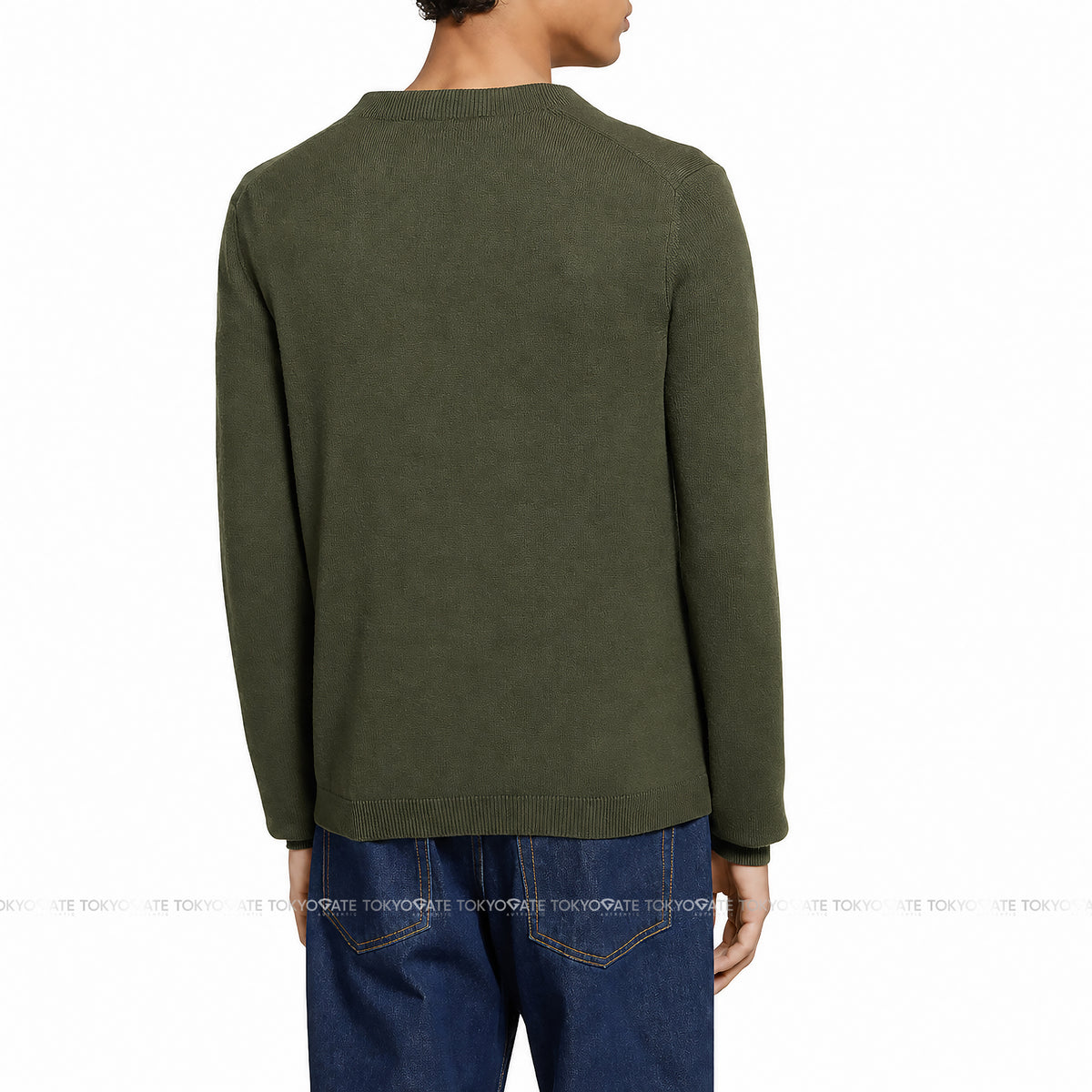 Áo khoác cardigan Gucci 833671 XKEYI 3018 Cashmere Forest Green Regular Fit