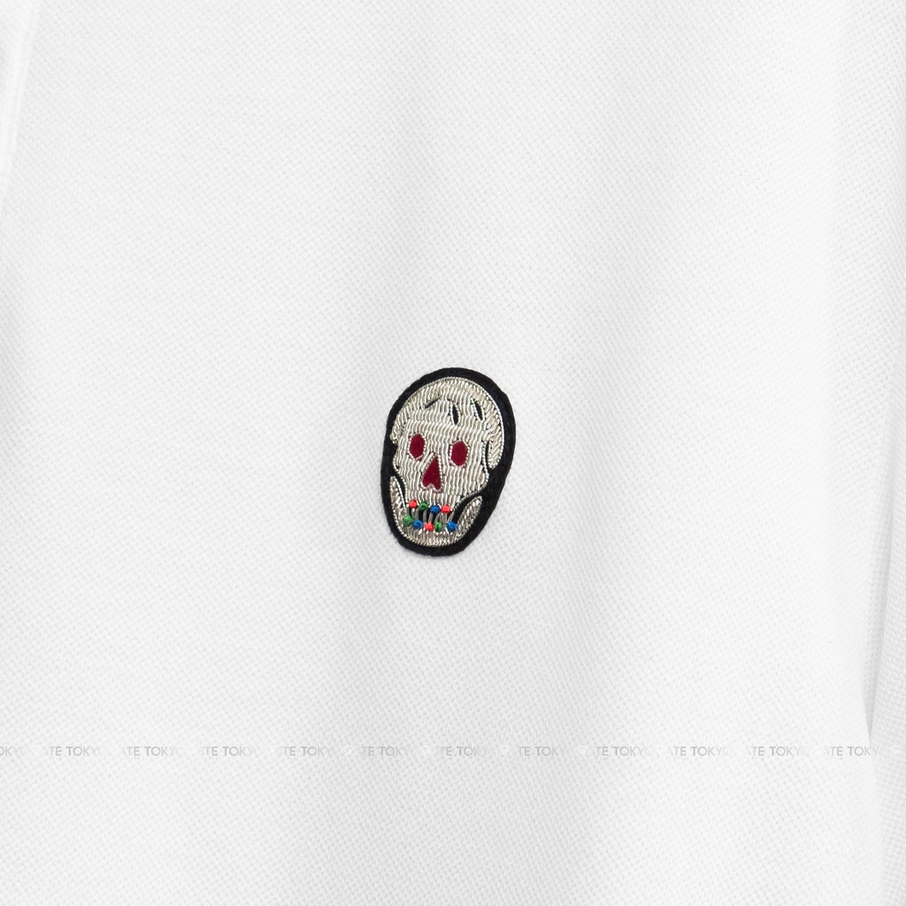 Áo polo Alexander McQueen 622106 QQX33 9000 White Regular Fit
