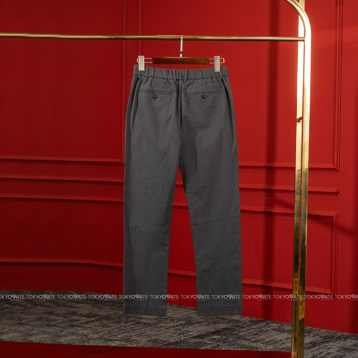 Quần âu Lacoste HH480E 050 Wool Blend Trousers Grey Regular Fit