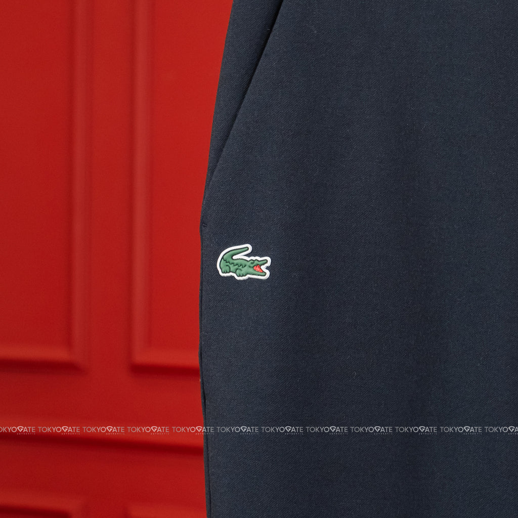 Quần âu Lacoste HH094E HDE Cotton Gabardine Chino Trousers Navy Regular Fit