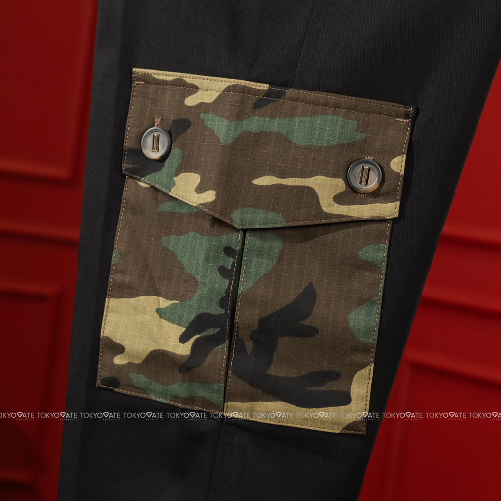 Quần khaki D&G GVACET GEZH6 S9000 Cargo Pants Black Slim fit