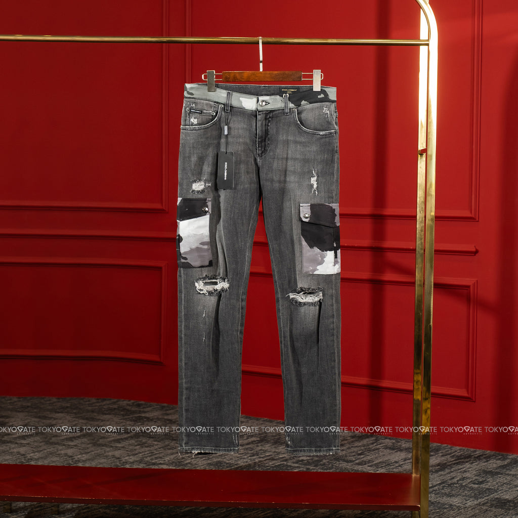 Quần jeans D&G GHLFCD G8DL6 S9001 Combined Colour Slim Fit