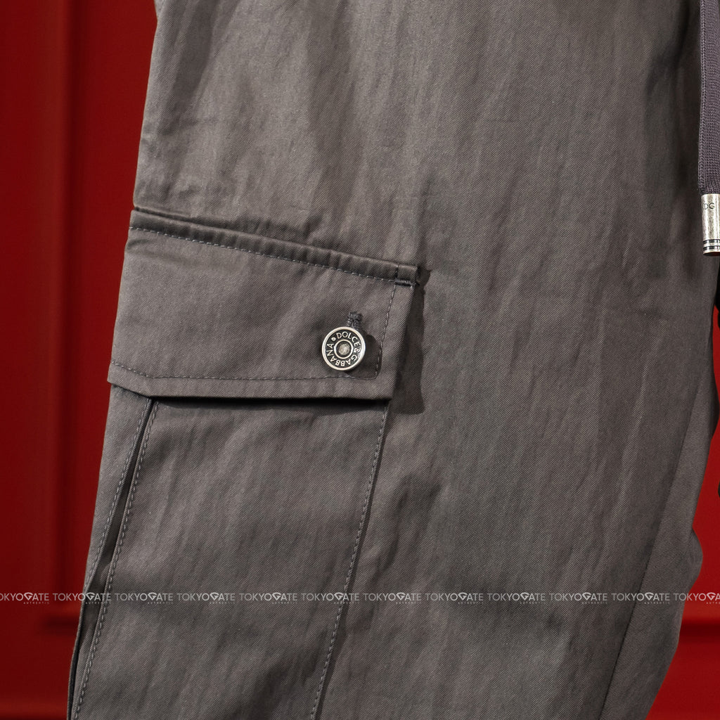 Quần khaki D&G GW72ET FUM20 N0036 Cargo Pants Very Dark Gun Grey Regular Fit