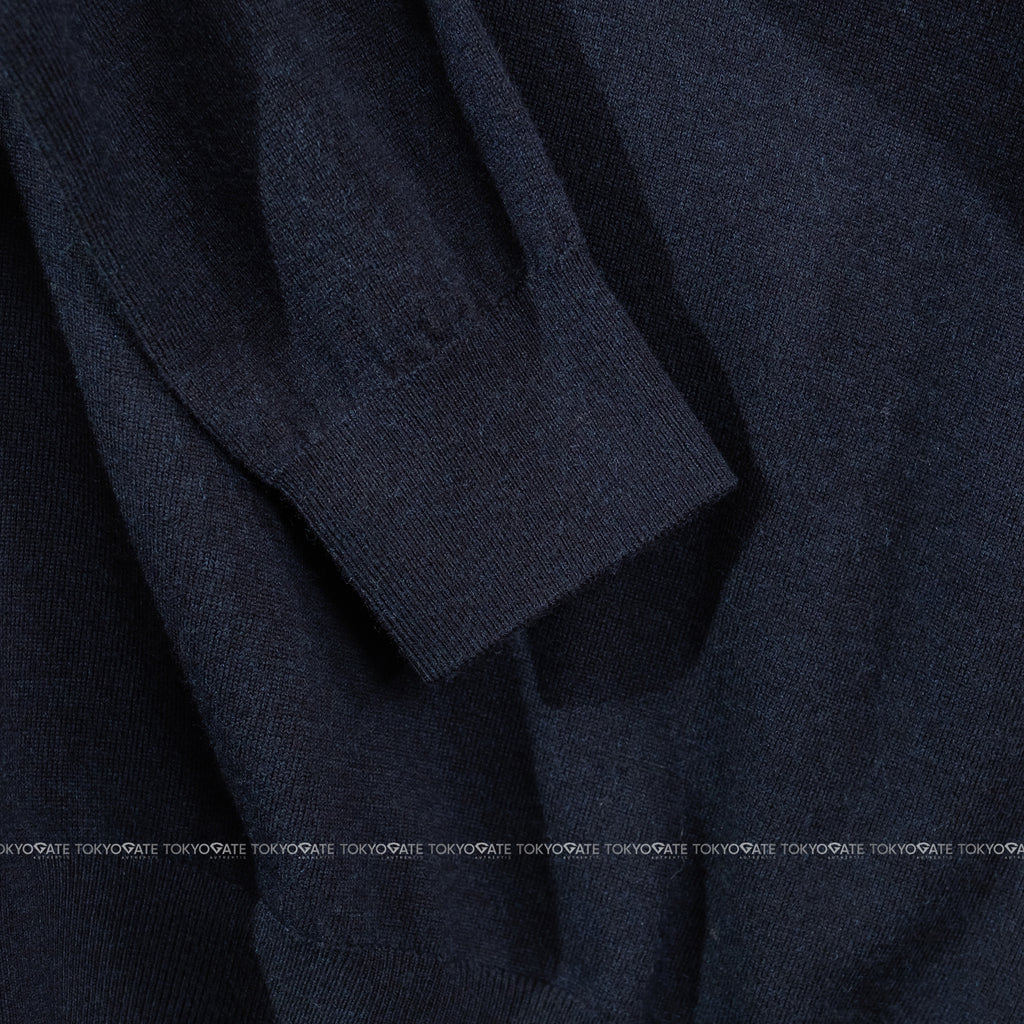 Áo len Lacoste AH305E HDE Half-Zip Pullover Dark Navy Regular Fit