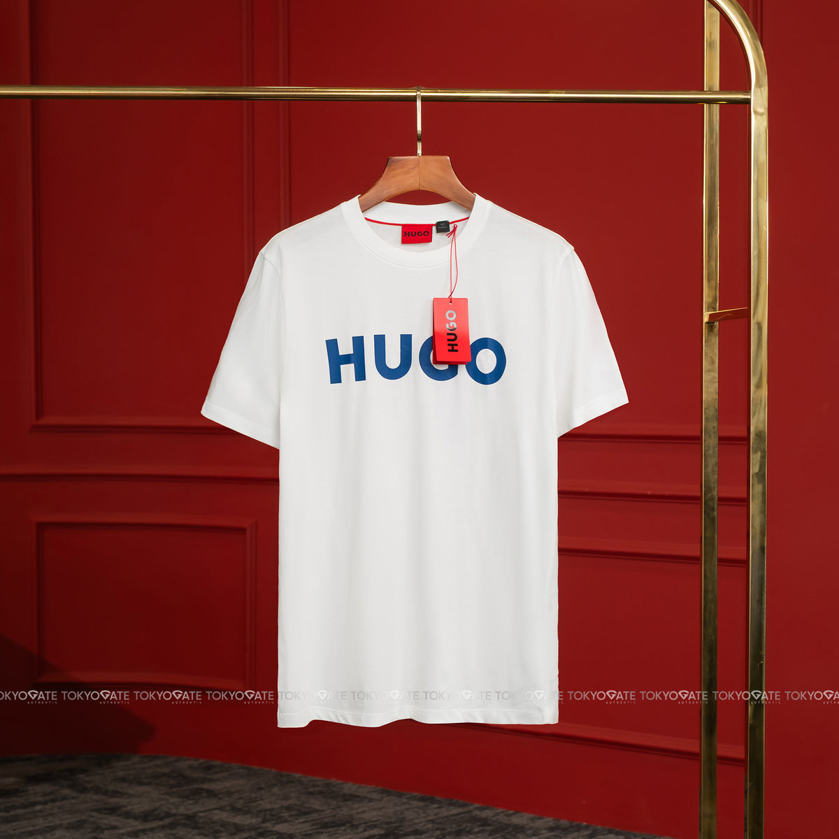 Áo phông Hugo Boss 50467556 Dulivio Open White Regular Fit