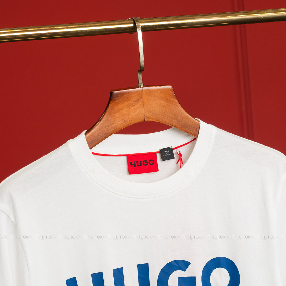 Áo phông Hugo Boss 50467556 Dulivio Open White Regular Fit