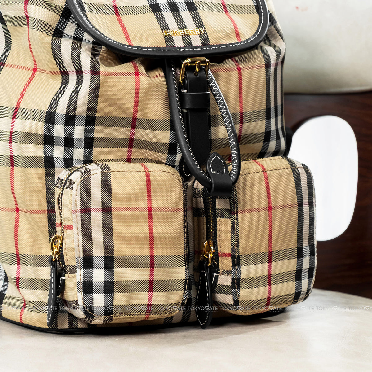 Balo nữ Burberry MN Enfield Hod 81315671 Archive Beige
