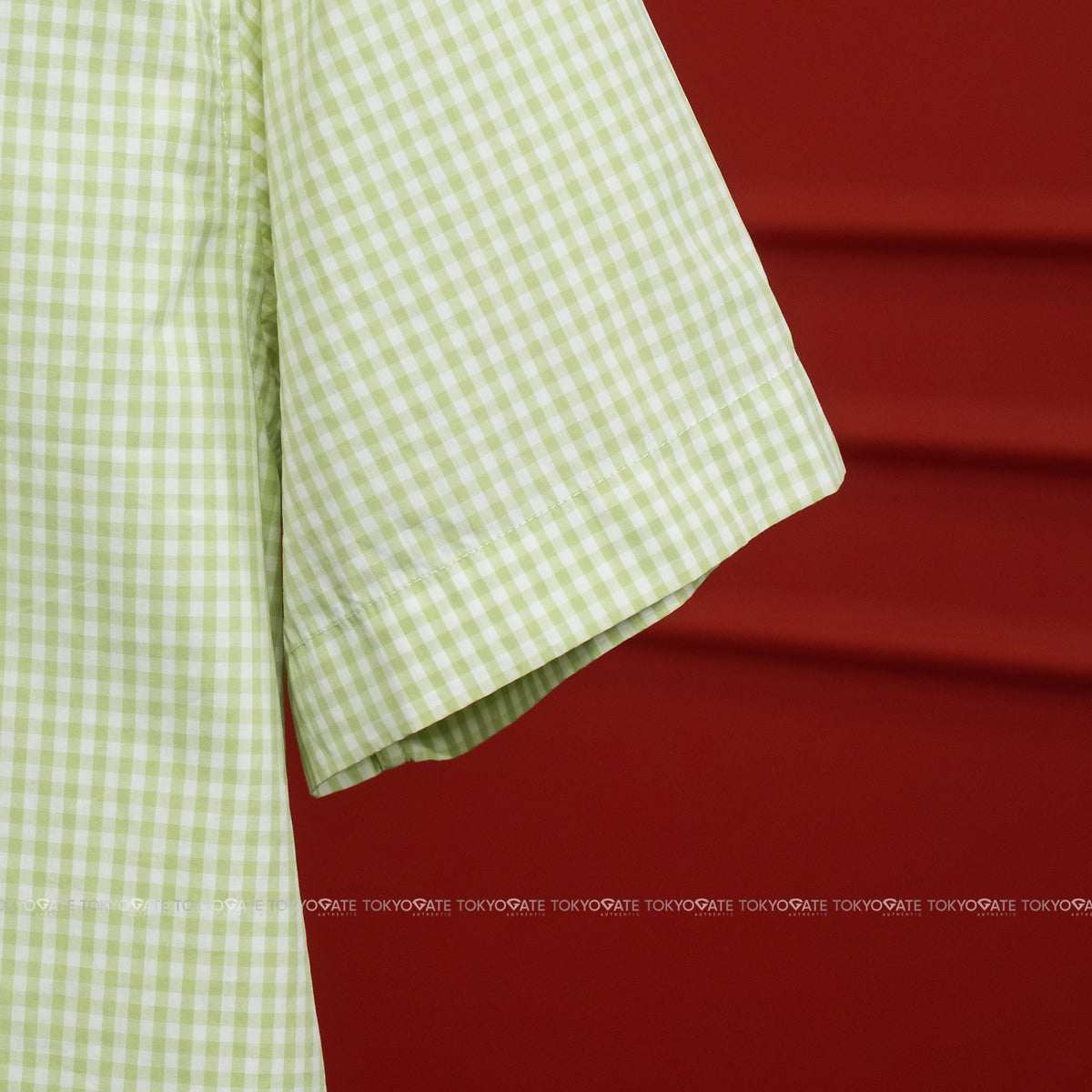 Áo sơ mi Lacoste SS CH2346 4AJ Cotton Poplin Green Check Regular Fit