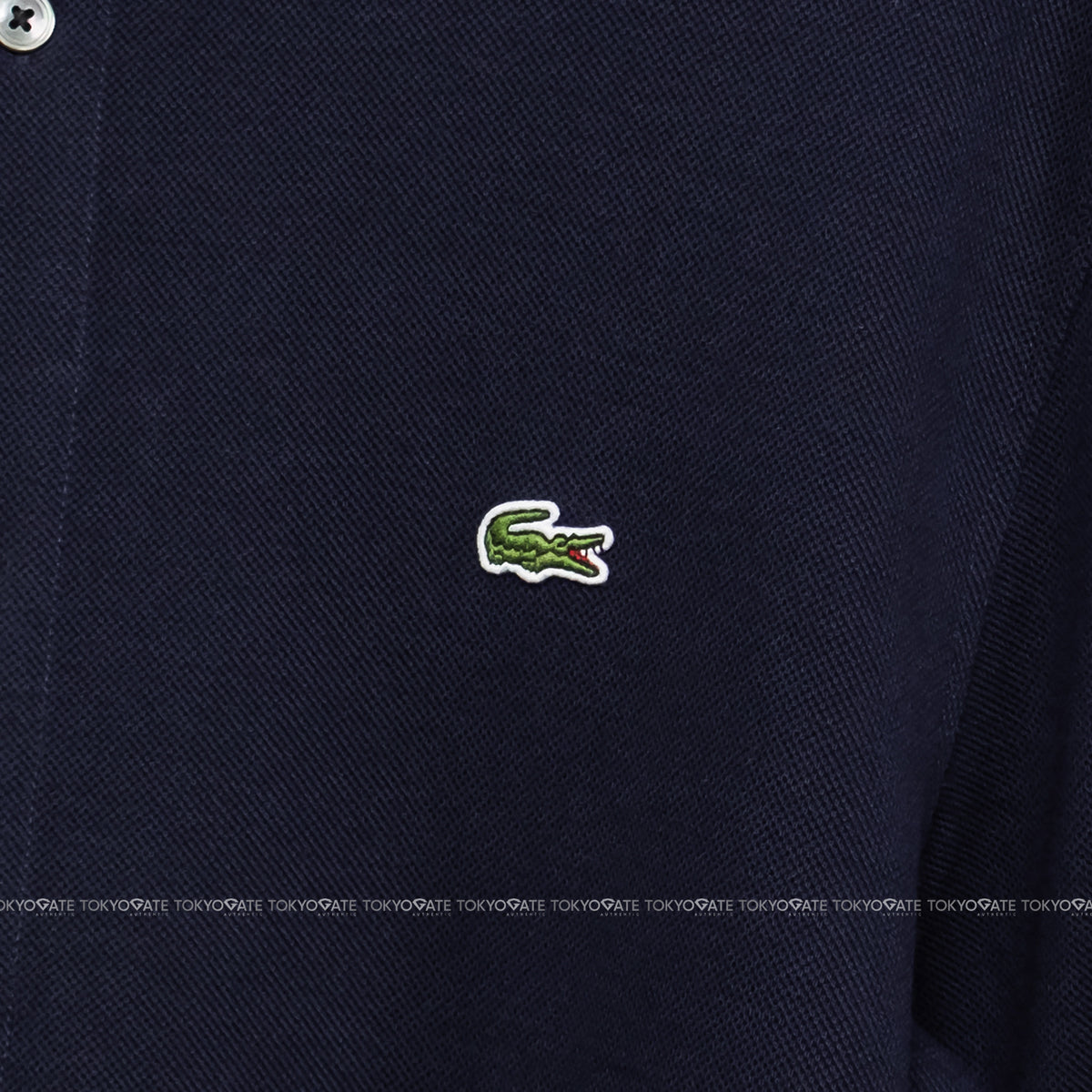 Áo sơ mi Lacoste CH2685 166 Petit Piqué Navy Slim Fit