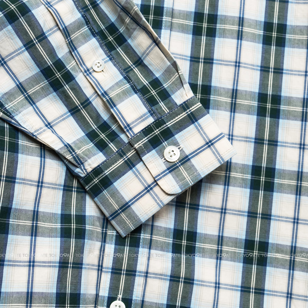 Áo sơ mi Lacoste CH8507 X0N Plaid Poplin Shirt Multi Green Regular Fit