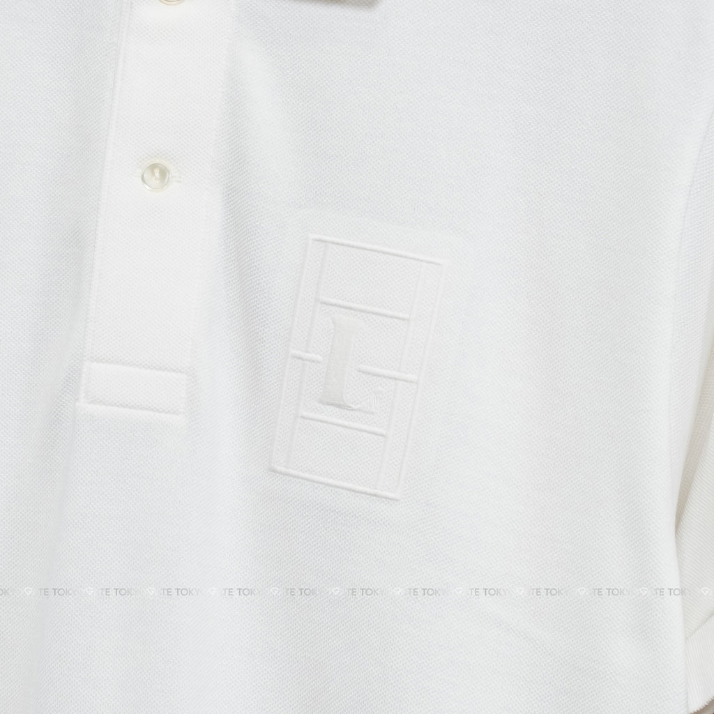 Áo polo Lacoste SS PH1751 001 Petit Piqué Tennis Court White Classic Fit