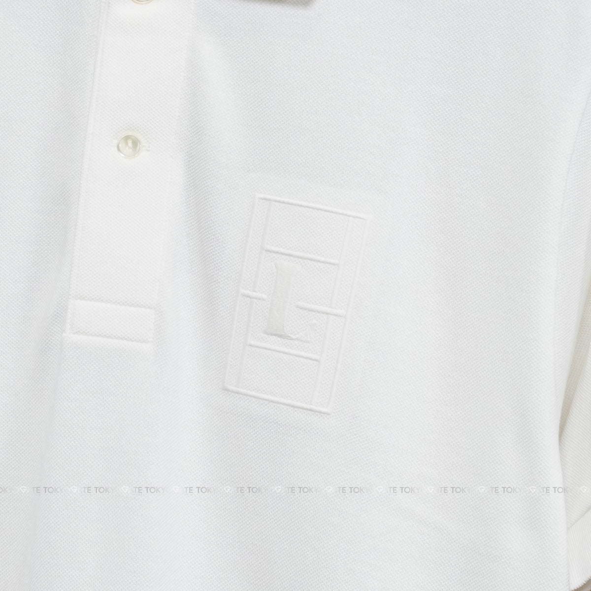 Áo polo Lacoste SS PH1751 001 Petit Piqué Tennis Court White Classic Fit