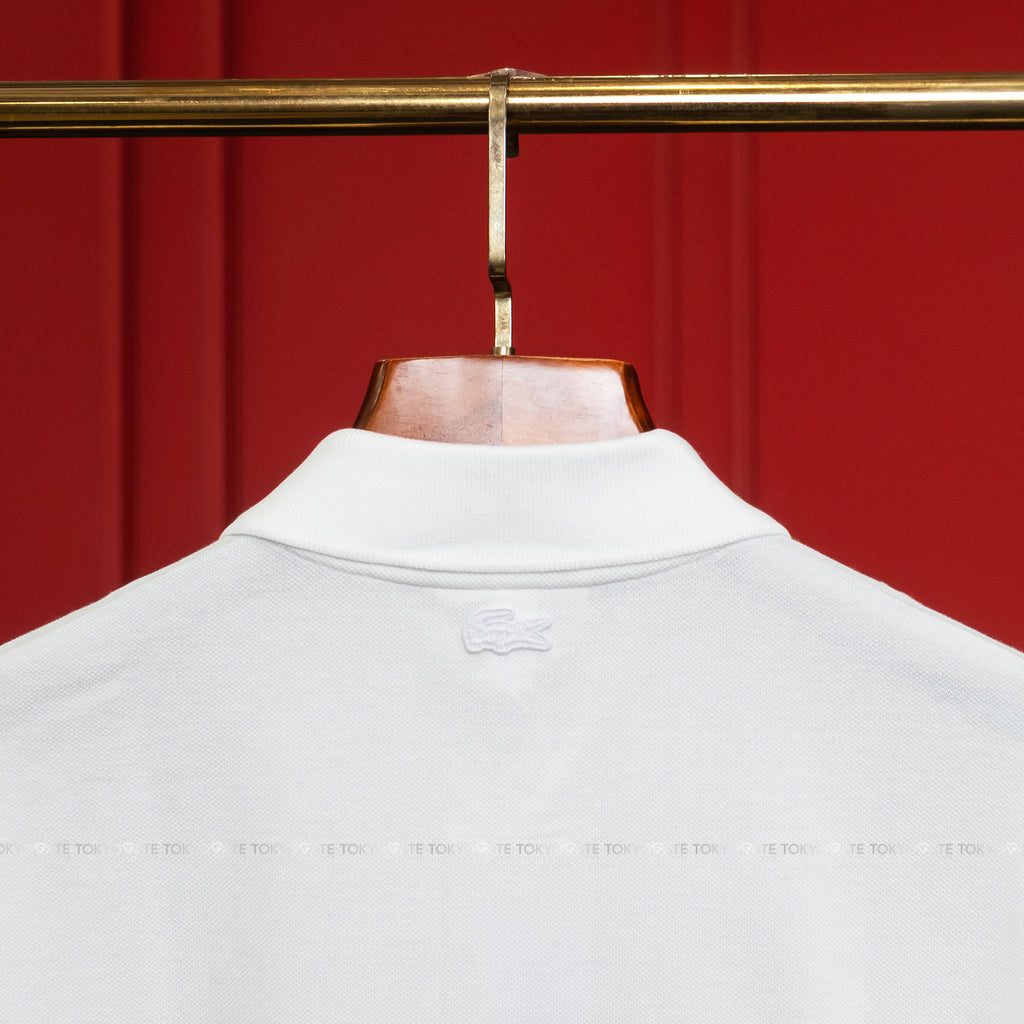 Áo polo Lacoste SS PH1751 001 Petit Piqué Tennis Court White Classic Fit