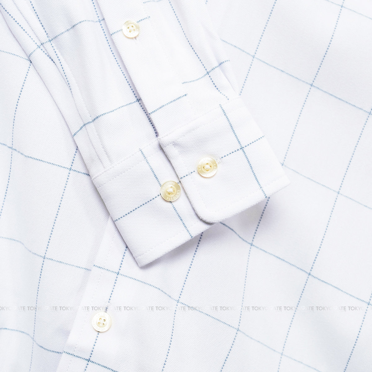 Áo sơ mi Lacoste LS CH6416 HD9 Graph Check Jersey Button-Down Shirt White Regular Fit