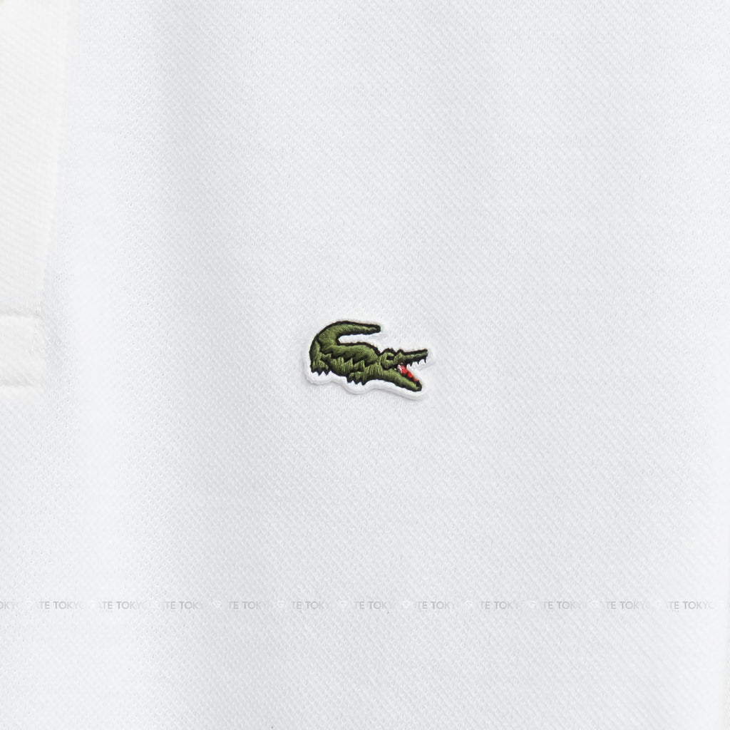 Áo polo Lacoste SS PH0897 70V Logo Stripe White Regular Fit