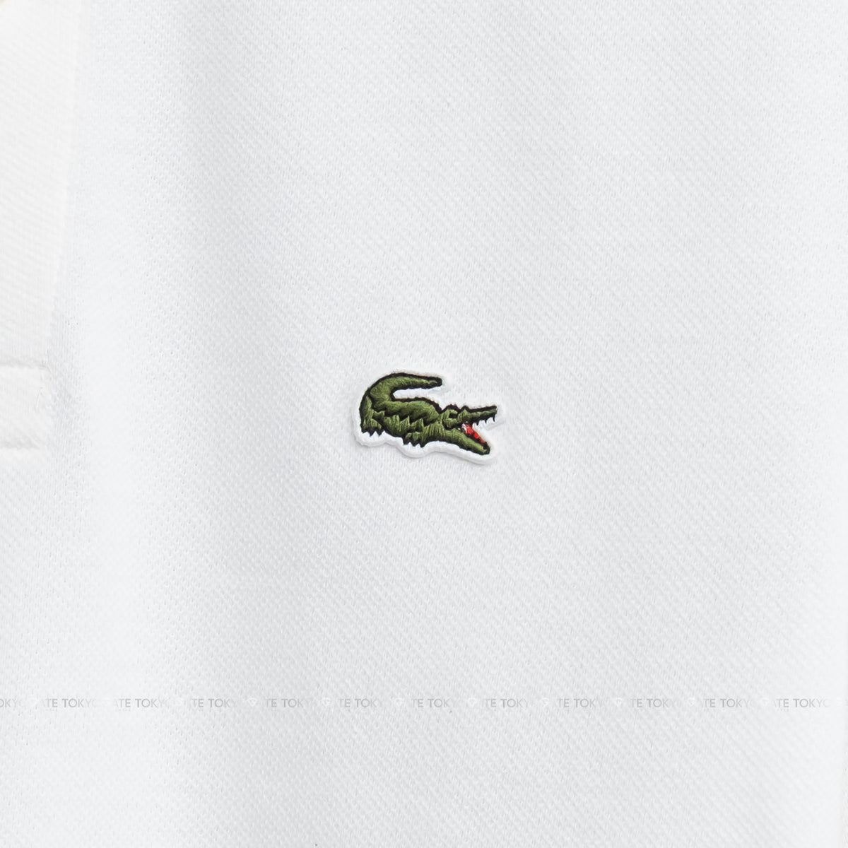 Áo polo Lacoste SS PH0897 70V Logo Stripe White Regular Fit
