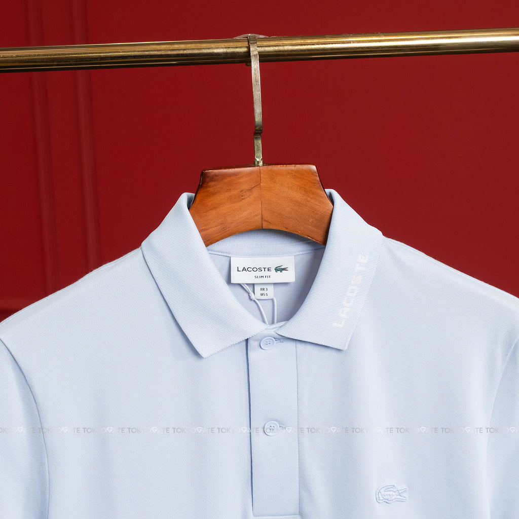 Áo polo Lacoste SS PH5944 J2G Piqué Polo Light Blue Slim Fit