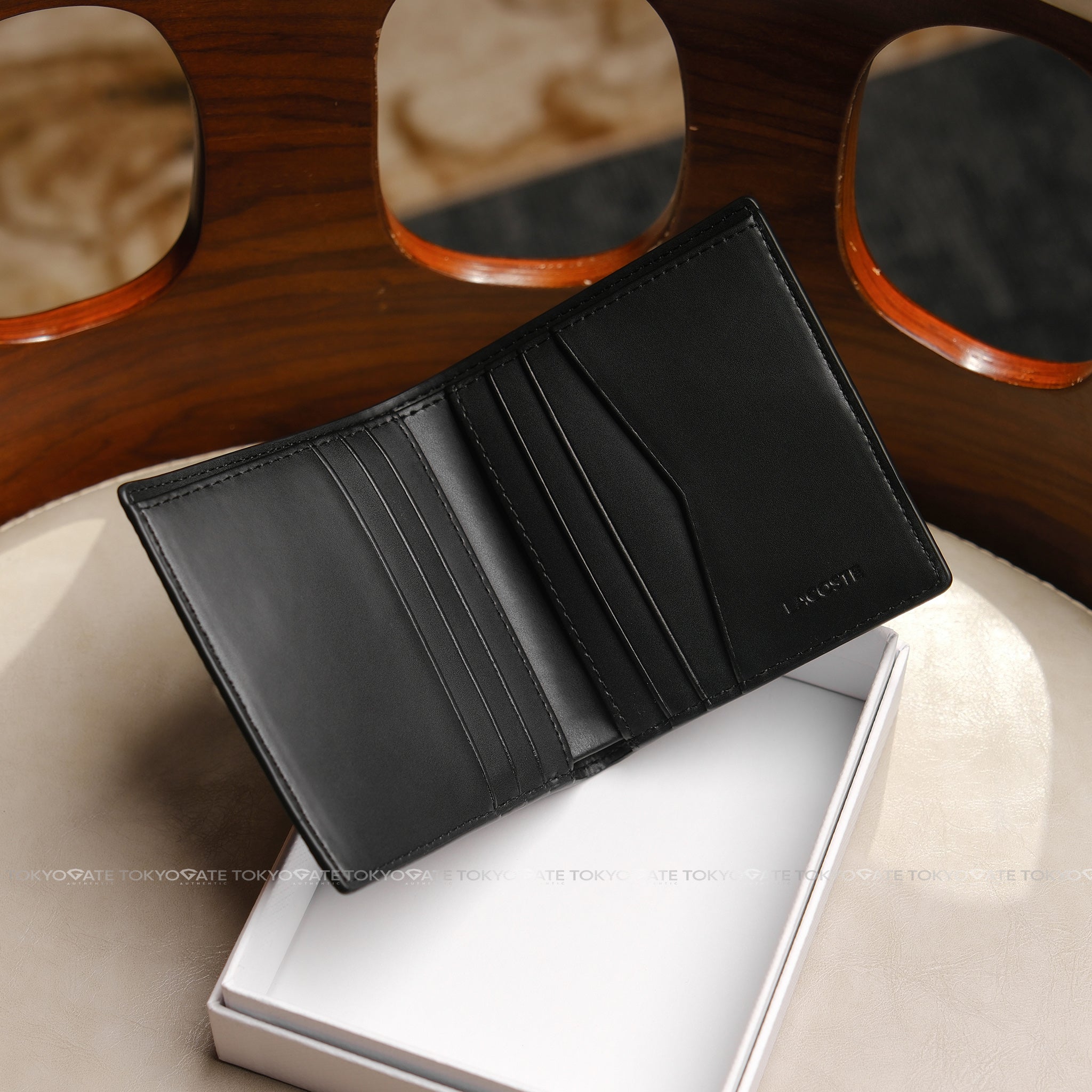 Ví nam Lacoste NH4568CE 000 Chantaco Leather Billfold