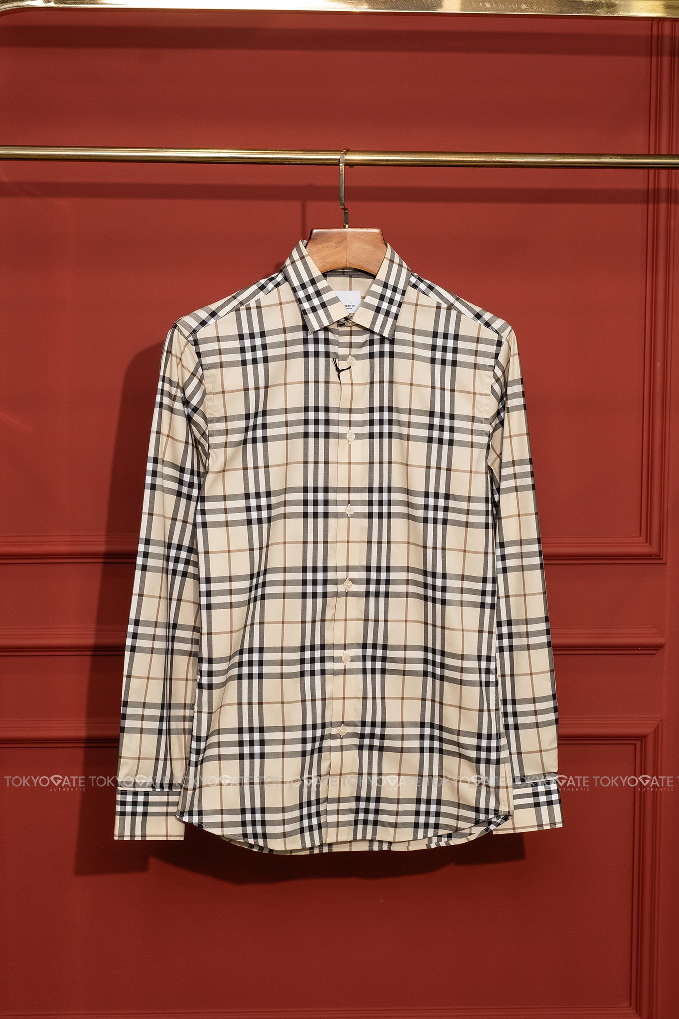 Áo sơ mi Burberry LS Shefford Modern Beige Slim Fit