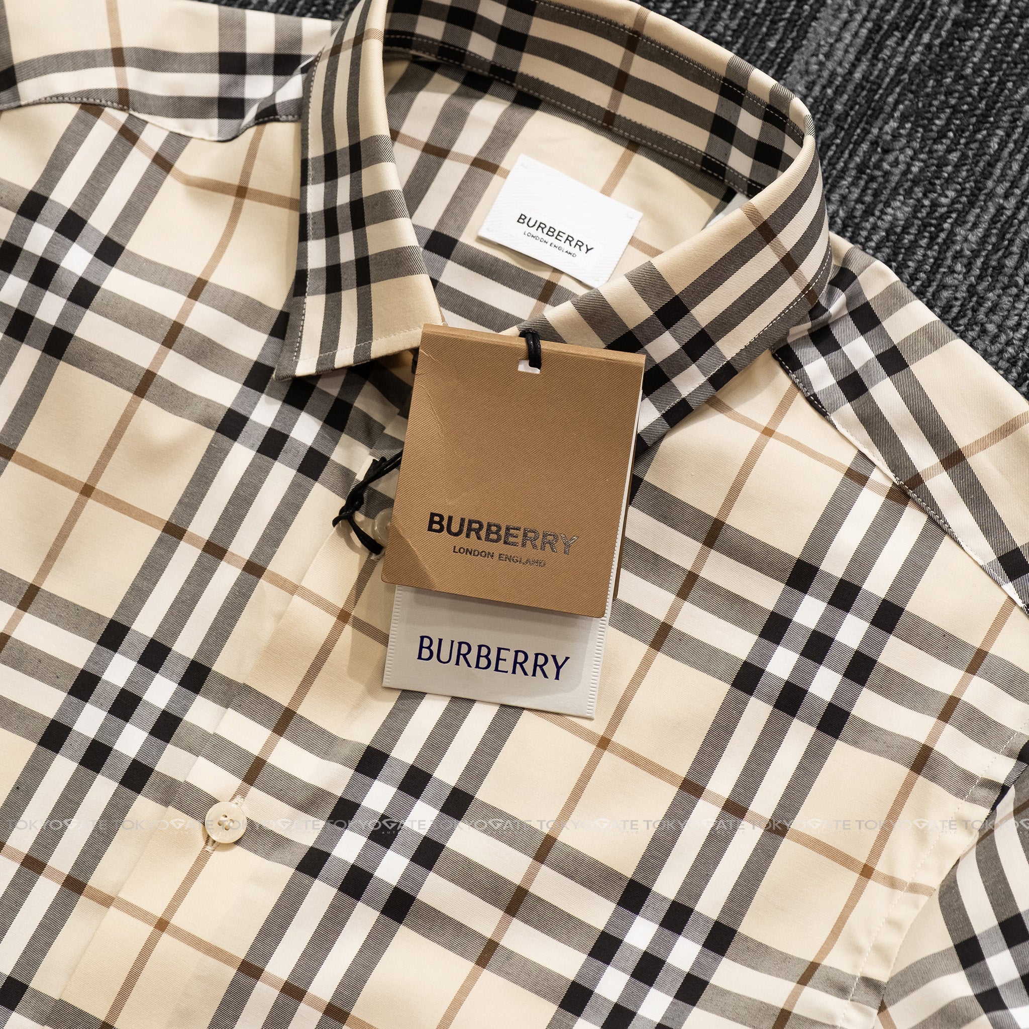 Áo sơ mi Burberry LS Shefford Modern Beige Slim Fit