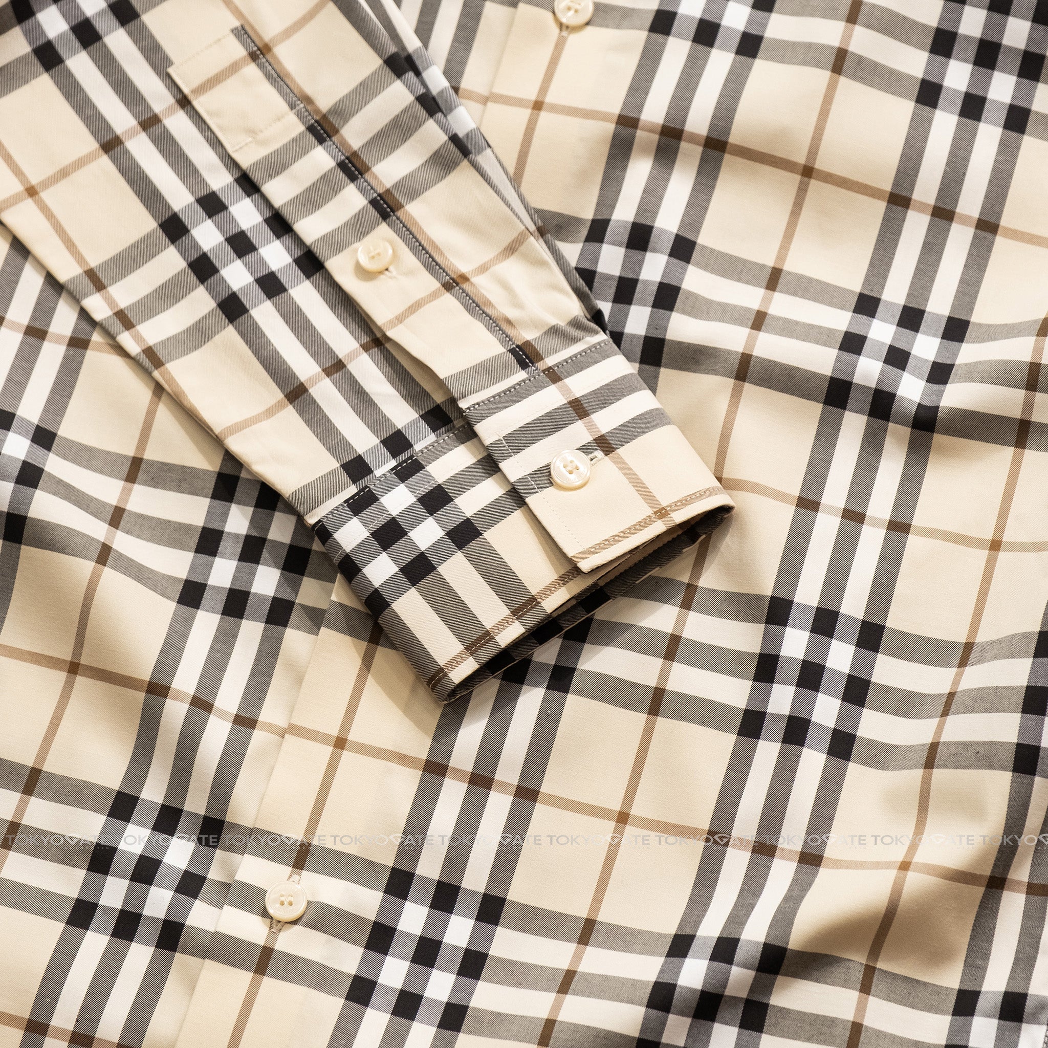 Áo sơ mi Burberry LS Shefford Modern Beige Slim Fit